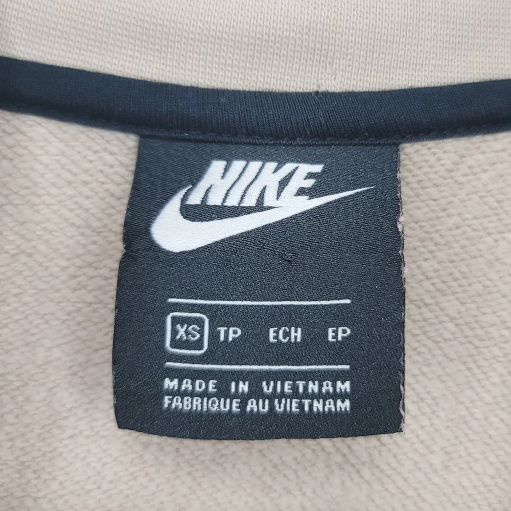 Nike x‎ Eileen Tjan Cropped Pullover Half Zip Sweatshirt Y2K Streetwear It Girl